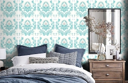 Обои 615806 фото в интерьере спальни превью