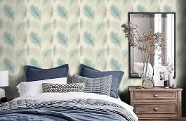 Обои 669801 фото в интерьере спальни превью