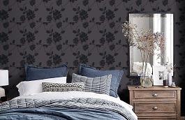 Обои 680802 фото в интерьере спальни превью