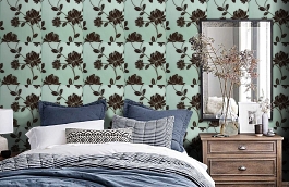 Обои 680803 фото в интерьере спальни превью