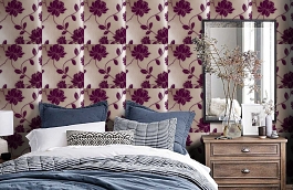 Обои 680804 фото в интерьере спальни превью