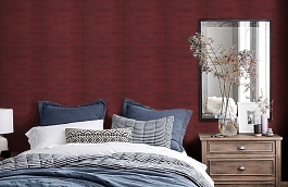Обои Autograph Red фото в интерьере спальни превью