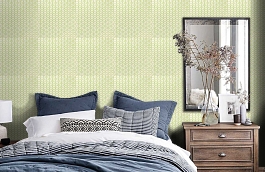 Обои PW78021-8 фото в интерьере спальни превью
