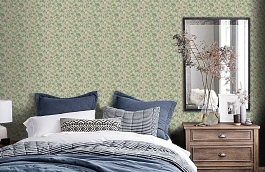 Обои 100/10048 фото в интерьере спальни превью