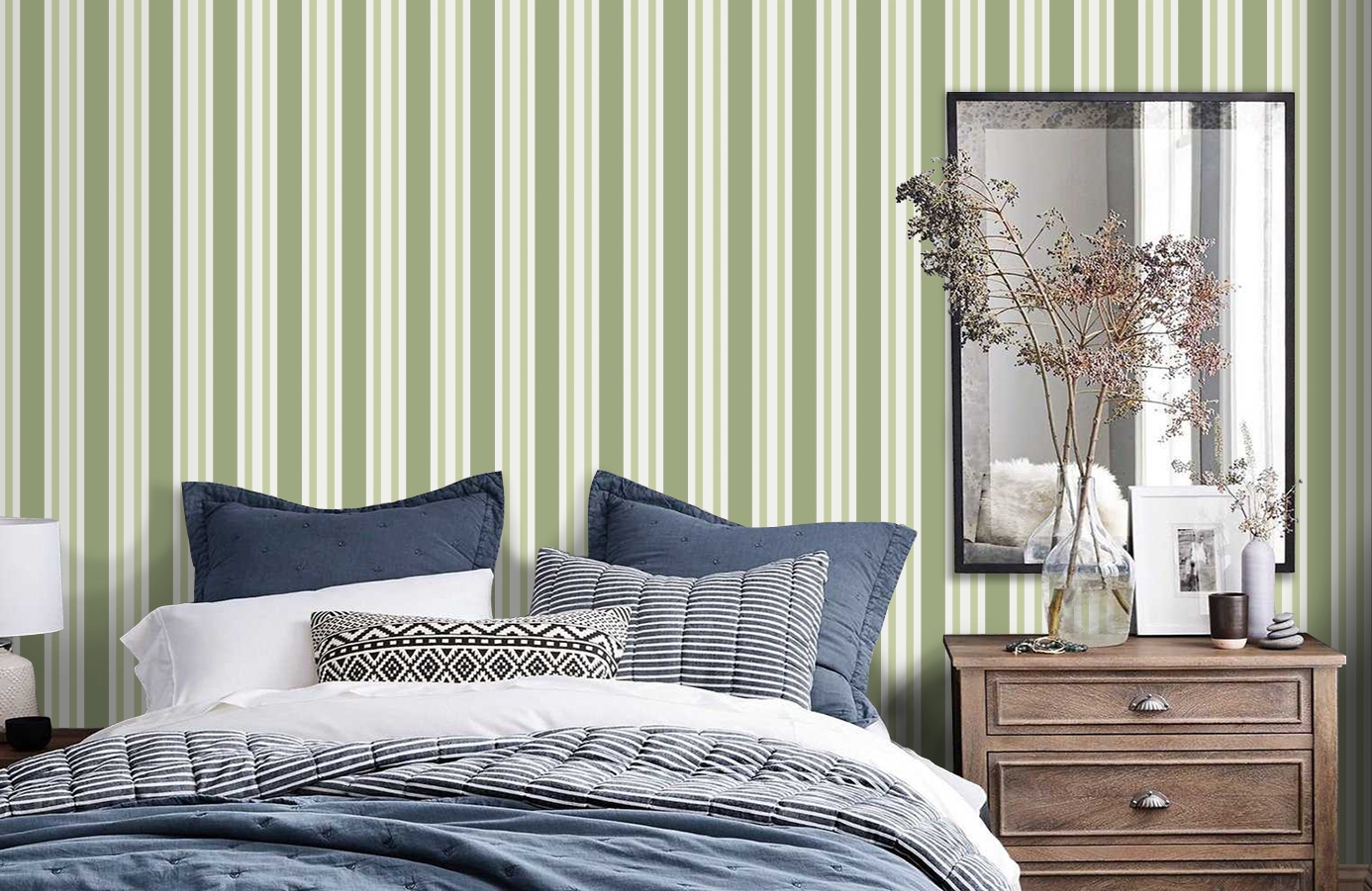 Обои 110/1003 фото в интерьере спальни