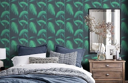 Обои 112/2007 фото в интерьере спальни превью