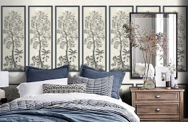 Обои 113/14041 фото в интерьере спальни превью