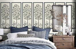 Обои 113/14043 фото в интерьере спальни превью