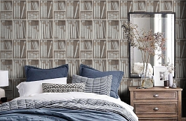 Обои 114-15029 фото в интерьере спальни превью