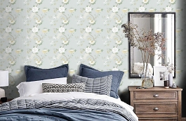 Обои 115/8025 фото в интерьере спальни превью