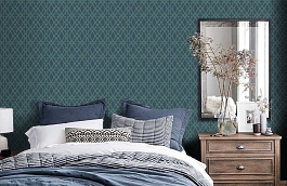 Обои 116-10037 фото в интерьере спальни превью