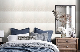 Обои 220C-02 фото в интерьере спальни превью