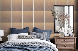 Обои 224C-04 фото в интерьере спальни превью