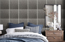 Обои 224C-07 фото в интерьере спальни превью