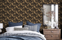 Обои 66-2014 фото в интерьере спальни превью