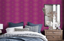 Обои 69/1103 фото в интерьере спальни превью