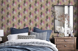 Обои 77/4013 фото в интерьере спальни превью