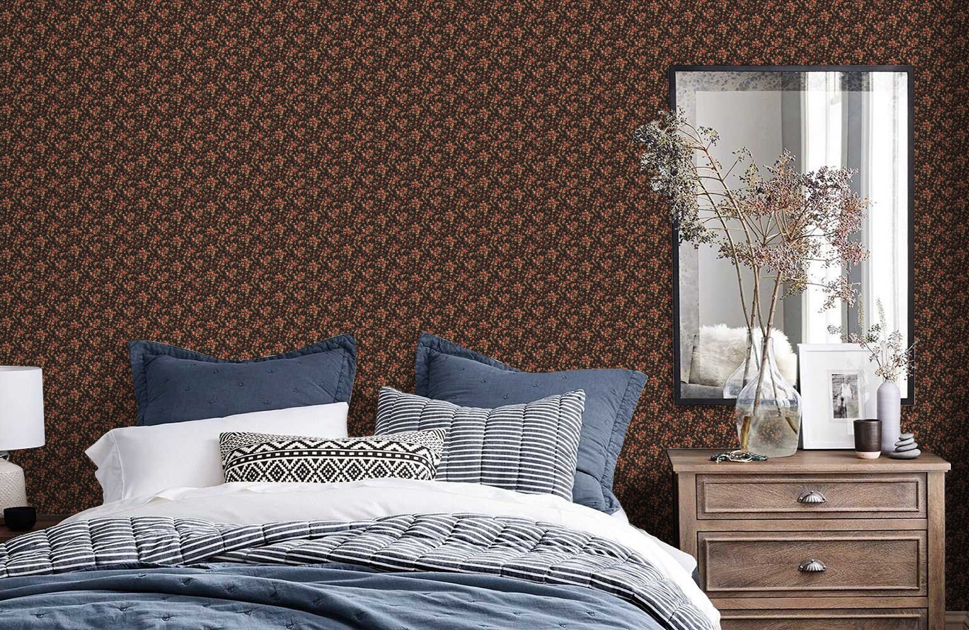 Обои 81/11046 фото в интерьере спальни