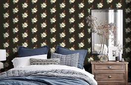 Обои 86/7024 фото в интерьере спальни превью