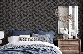 Обои 95-1004 фото в интерьере спальни превью