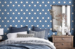 Обои 95-6035 фото в интерьере спальни превью