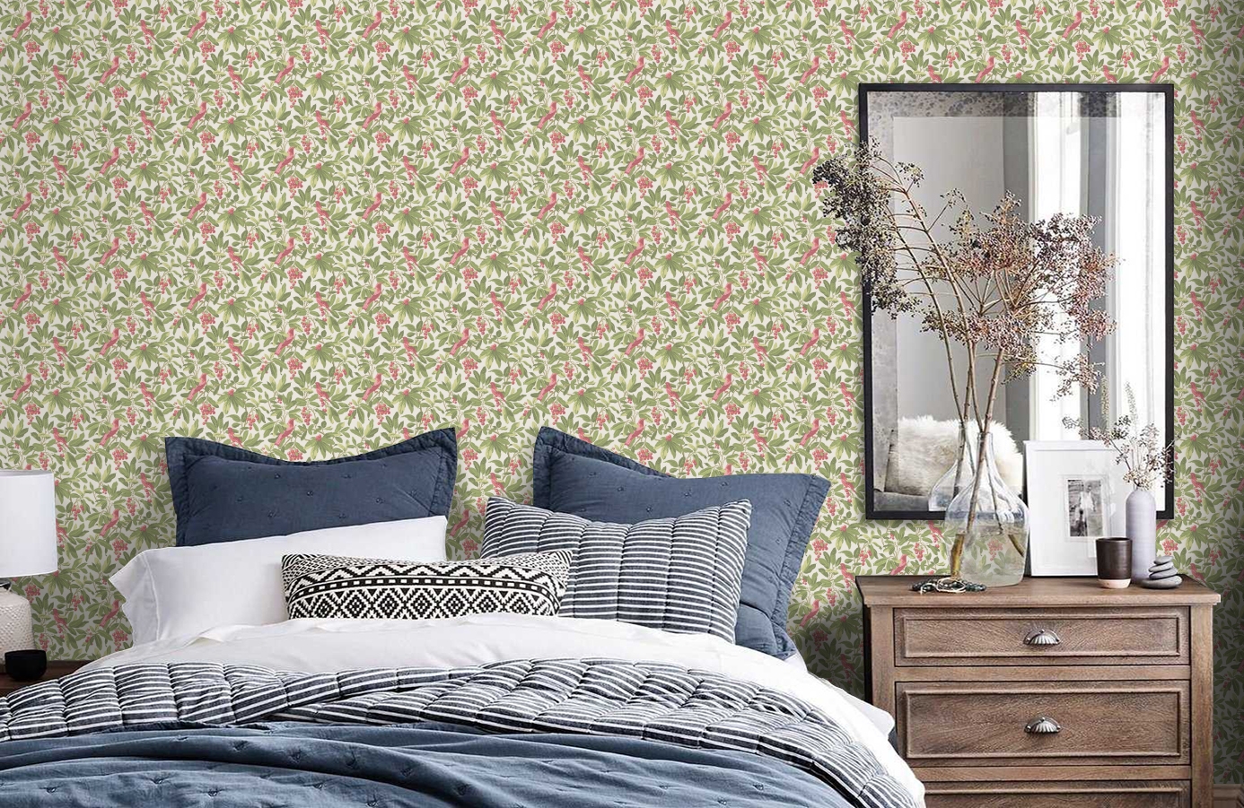 Обои 98/1002 фото в интерьере спальни