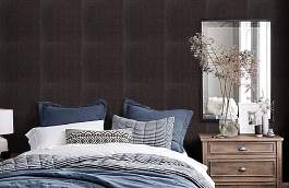 Обои Amesa 28-Oak фото в интерьере спальни превью