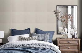 Обои Amur 08-Dove фото в интерьере спальни превью