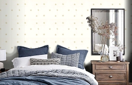 Обои DLR54543 фото в интерьере спальни превью