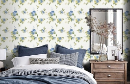 Обои DLR54591 фото в интерьере спальни превью