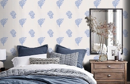 Обои DLR54662 фото в интерьере спальни превью