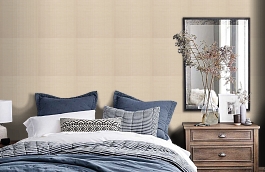 Обои Topo 42-Rattan фото в интерьере спальни превью