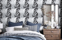 Обои W0002-02 фото в интерьере спальни превью