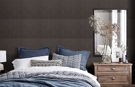 Обои W0003-03 фото в интерьере спальни превью