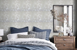 Обои W0007-03 фото в интерьере спальни превью