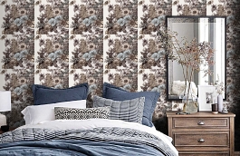 Обои W0041-04 фото в интерьере спальни превью