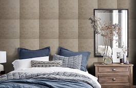 Обои W0054-01 фото в интерьере спальни превью