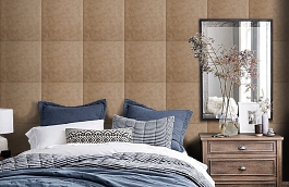 Обои W0054-02 фото в интерьере спальни превью