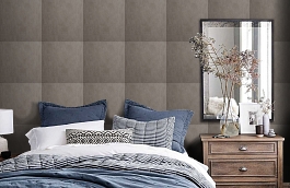 Обои W0060-09 фото в интерьере спальни превью