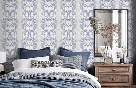 Обои IC16408 фото в интерьере спальни превью