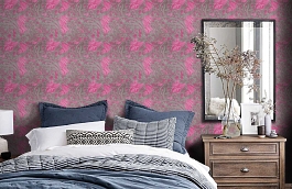 Обои IC16517 фото в интерьере спальни превью