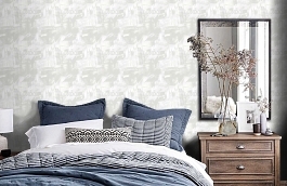 Обои WU17621 фото в интерьере спальни превью