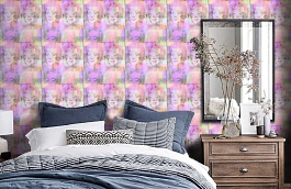 Обои WU17635 фото в интерьере спальни превью