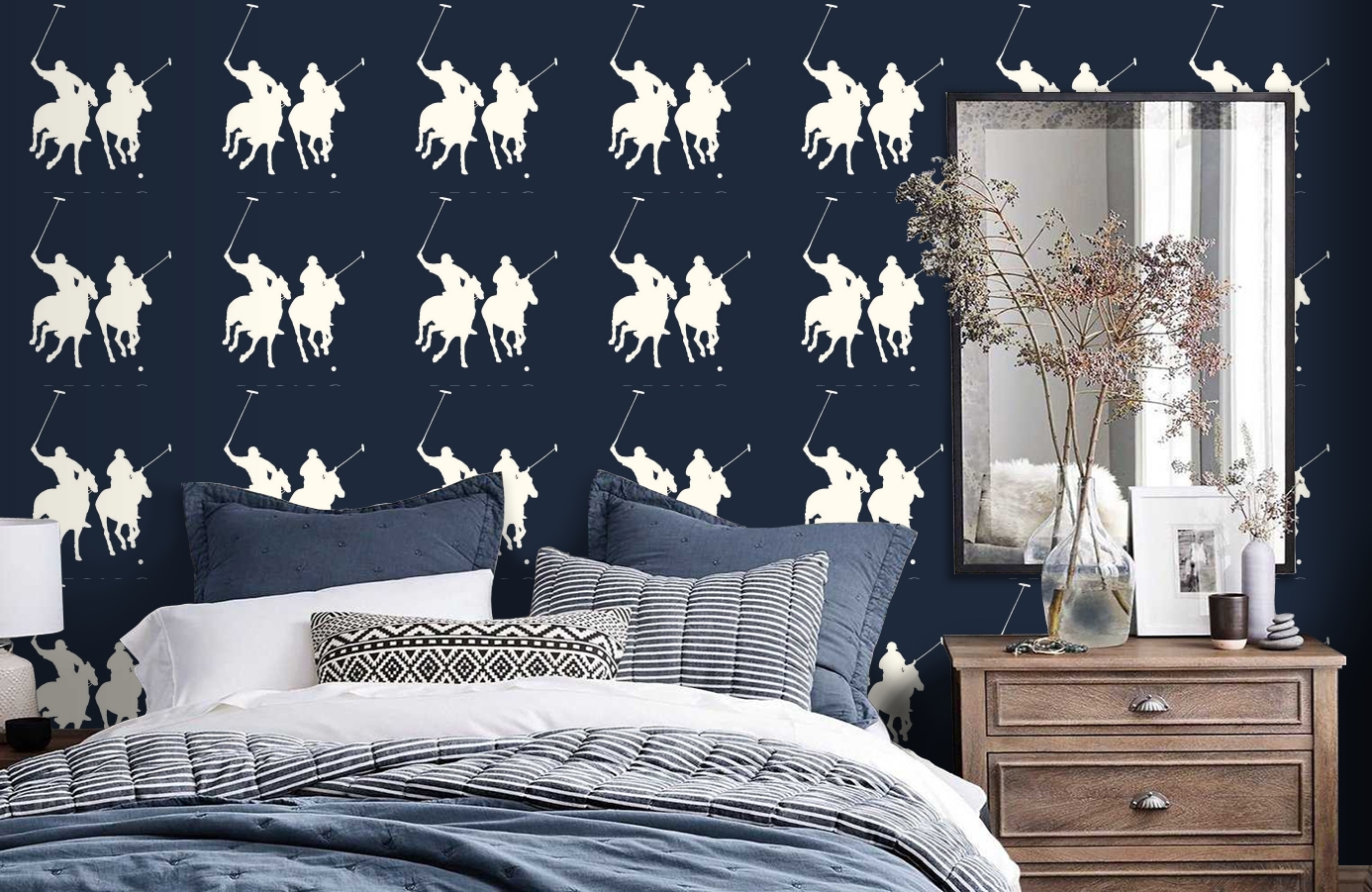 Обои 115628 фото в интерьере спальни