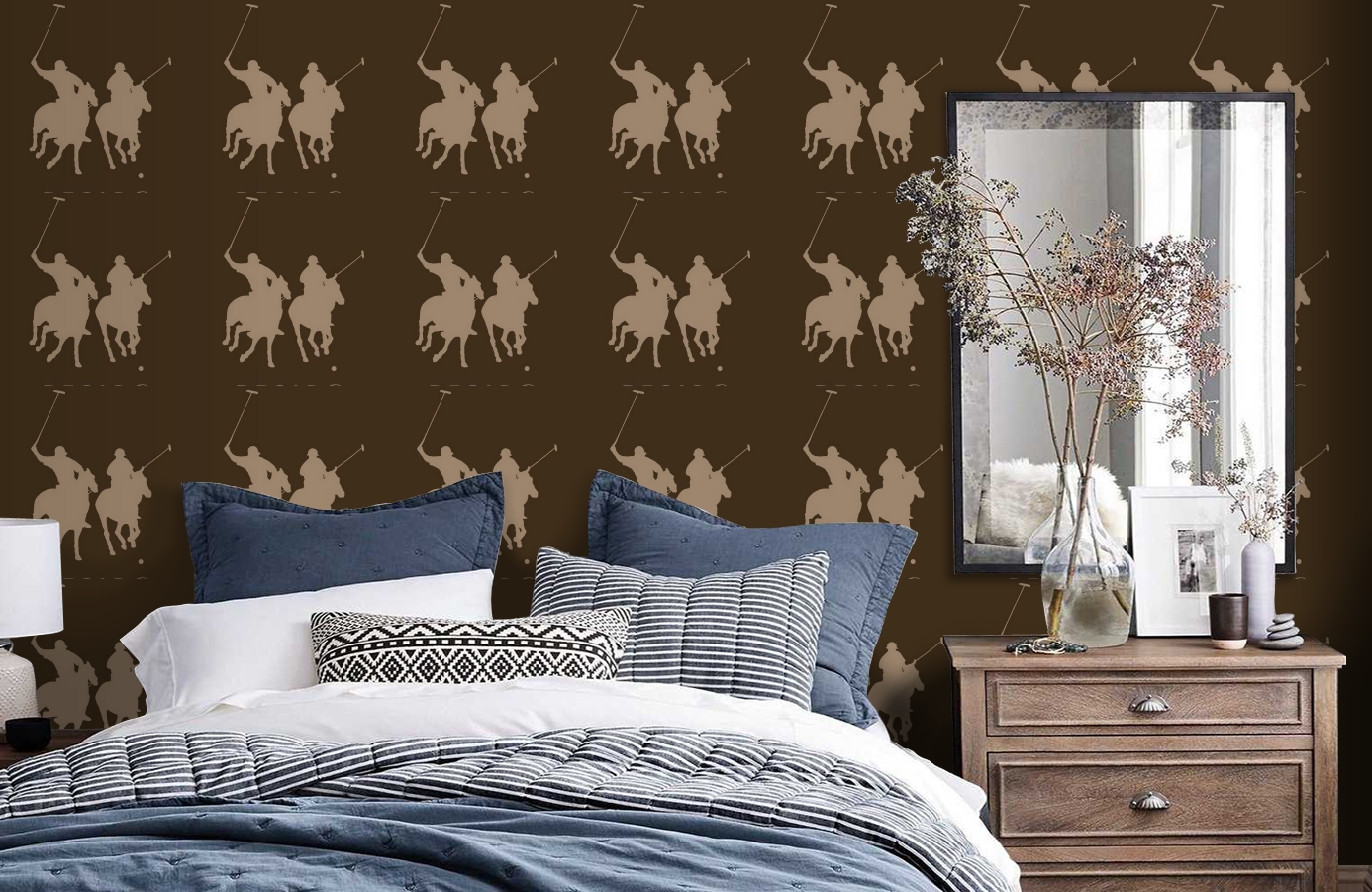 Обои 115630 фото в интерьере спальни