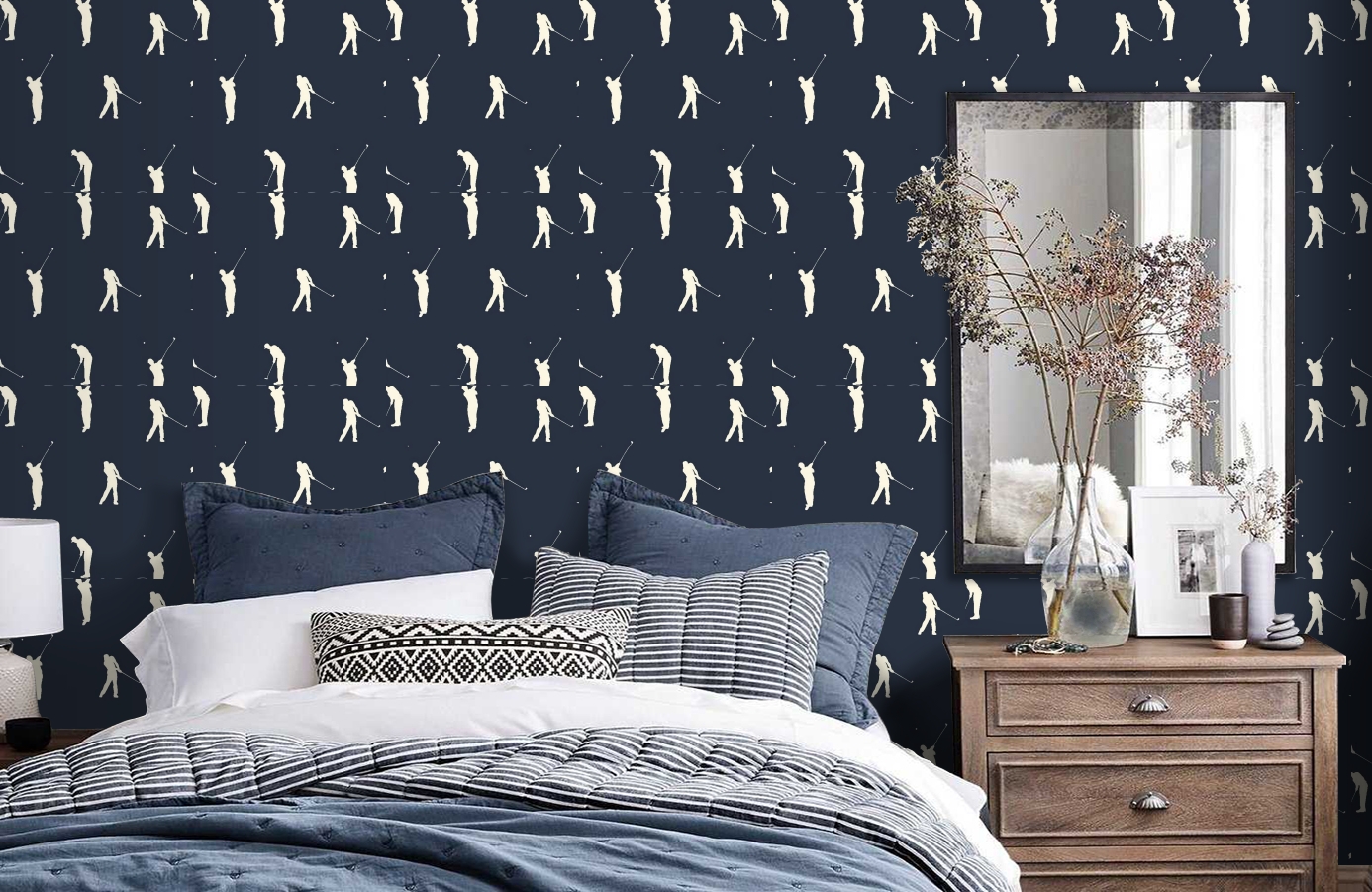 Обои 115642 фото в интерьере спальни