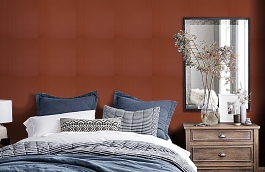 Обои TRO114 фото в интерьере спальни превью