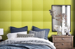 Обои TRO131 фото в интерьере спальни превью