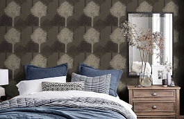 Обои 110099 фото в интерьере спальни превью