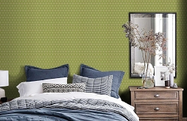 Обои 110382 фото в интерьере спальни превью